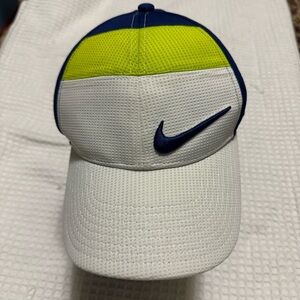 Nike Golf adjustable hat- blue, white, green